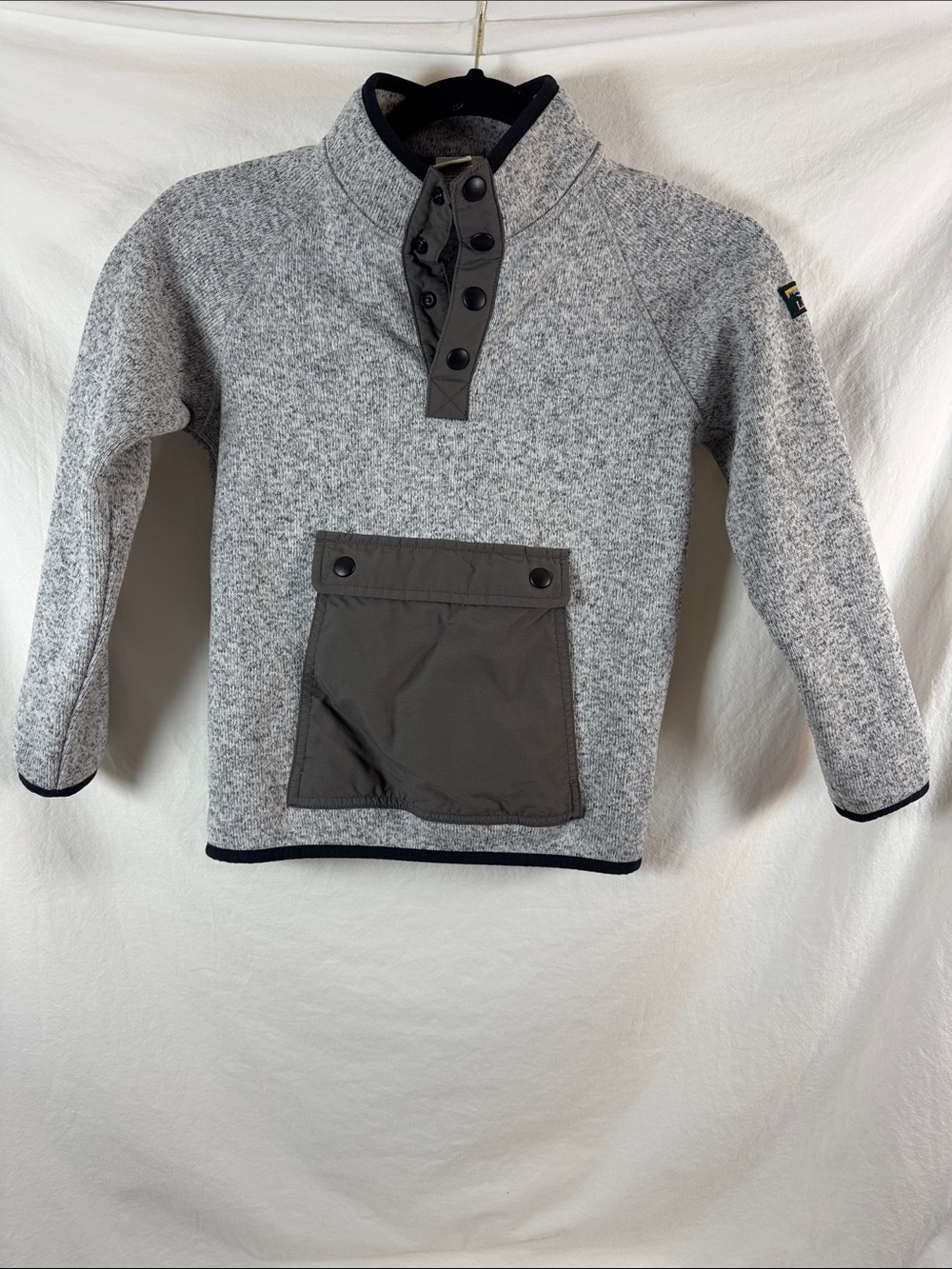 L.L. Bean Sweater Fleece 1/2 Snap Pullover 6/7